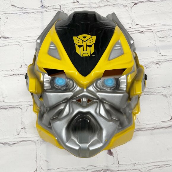 Authentic Transformers Kids S (Size 6) Bumblebee Costume Yellow Black Mask + Toy - Picture 5 of 9